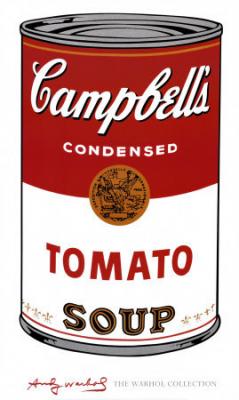 Lata de sopa Campbell / Andy Warhol