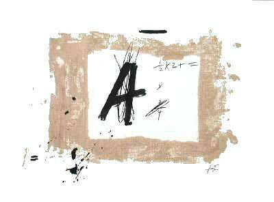 Composición A / Antoni Tàpies